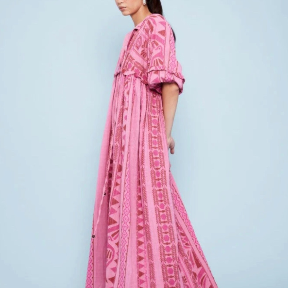 KINGA CSILLA TUCAN MAXI DRESS NEW WITH TAGS, AUS SIZE 12 - Picture 2 of 6